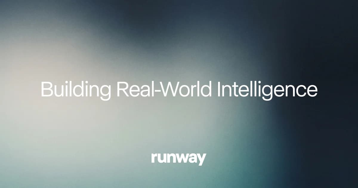 Runway AI 视频生成与编辑 interface preview