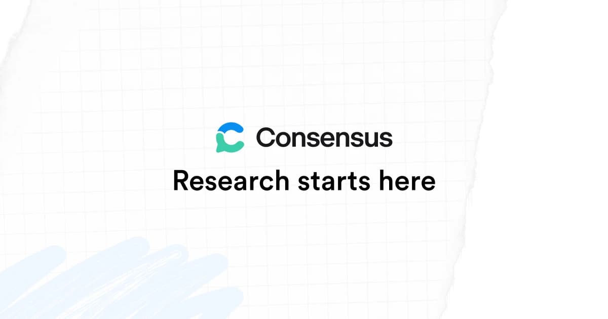 Consensus AI Academic Search interface preview