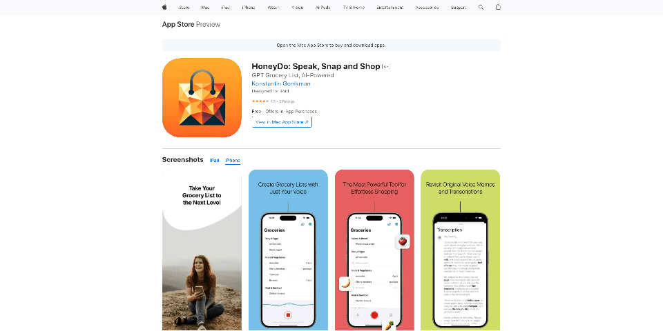 HoneyDo - AI tool screenshot and preview
