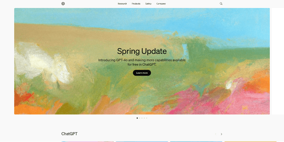OpenAI - AI tool screenshot and preview