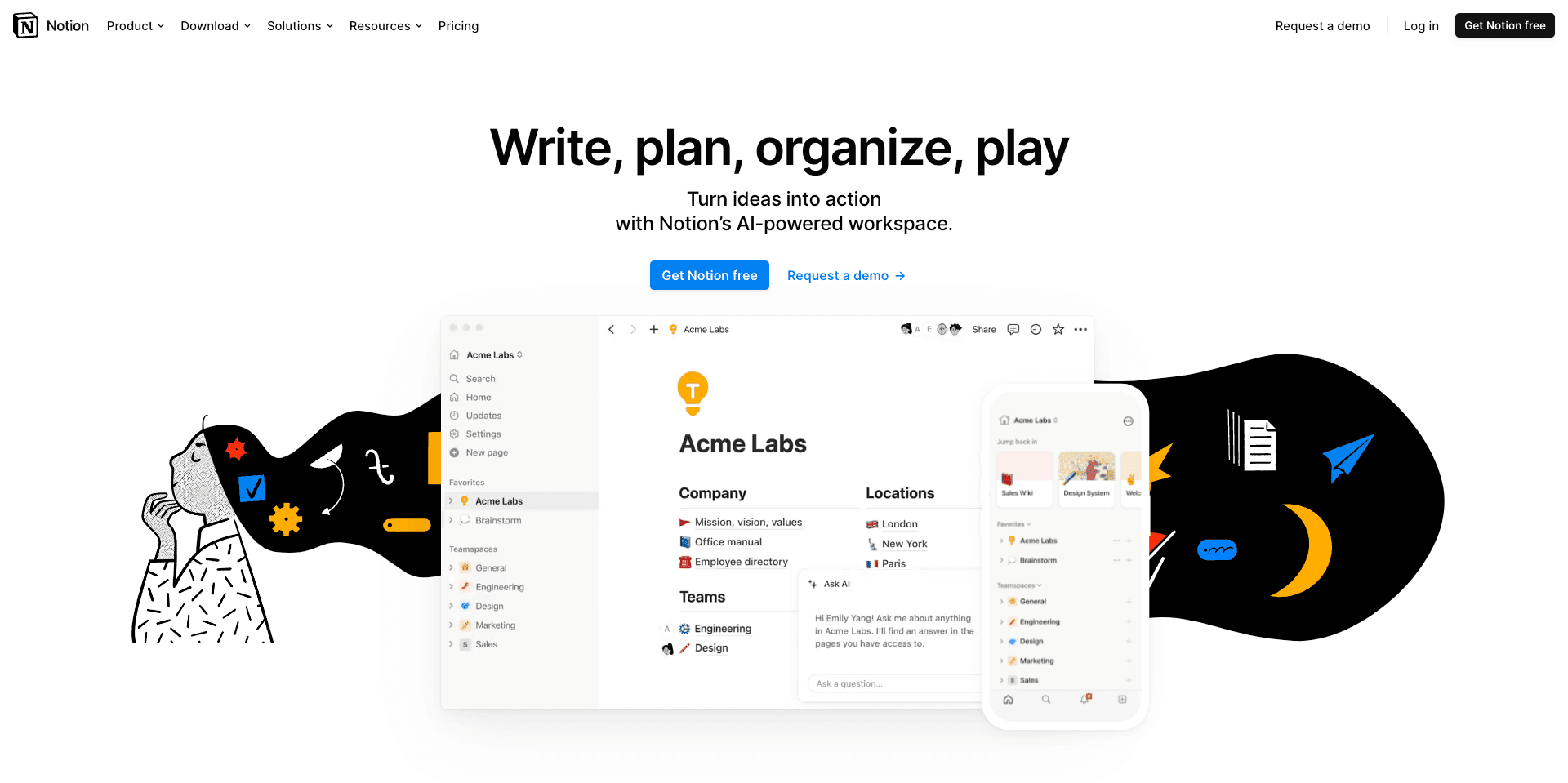 Notion - AI tool screenshot and preview