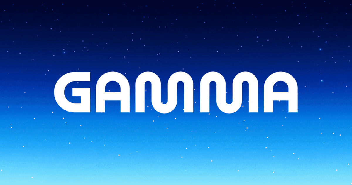 Gamma AI Presentation Maker interface preview